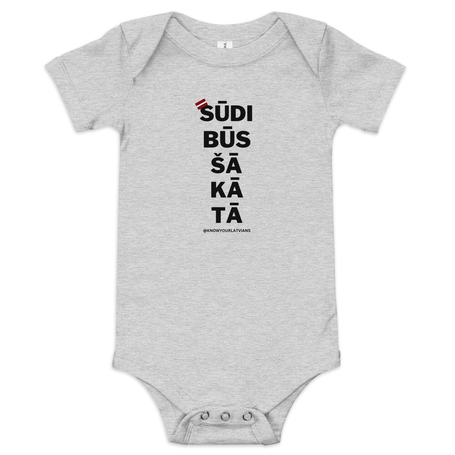 SŪDI BŪS light Baby short sleeve one piece