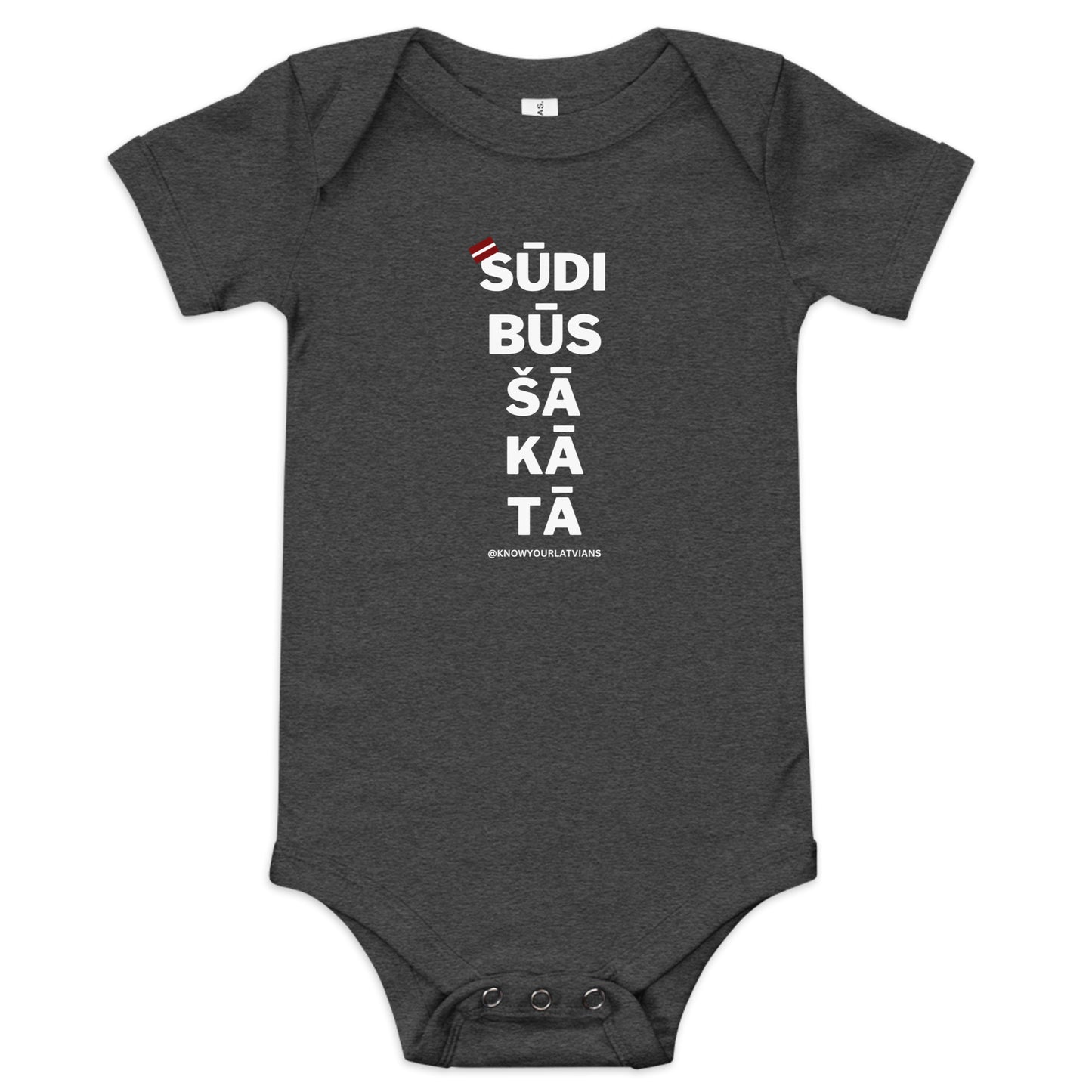 SŪDI BŪS dark Baby short sleeve one piece