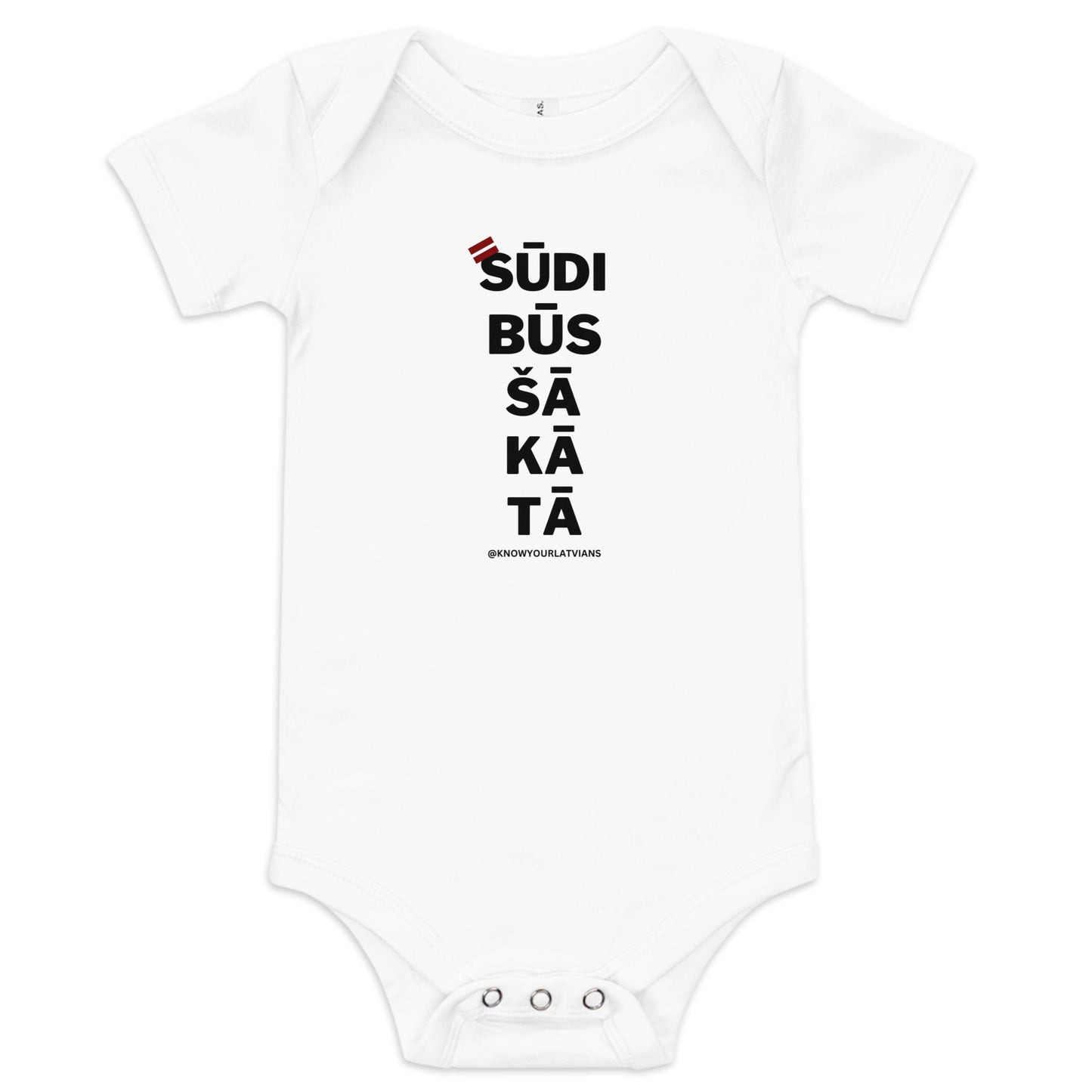 SŪDI BŪS light Baby short sleeve one piece