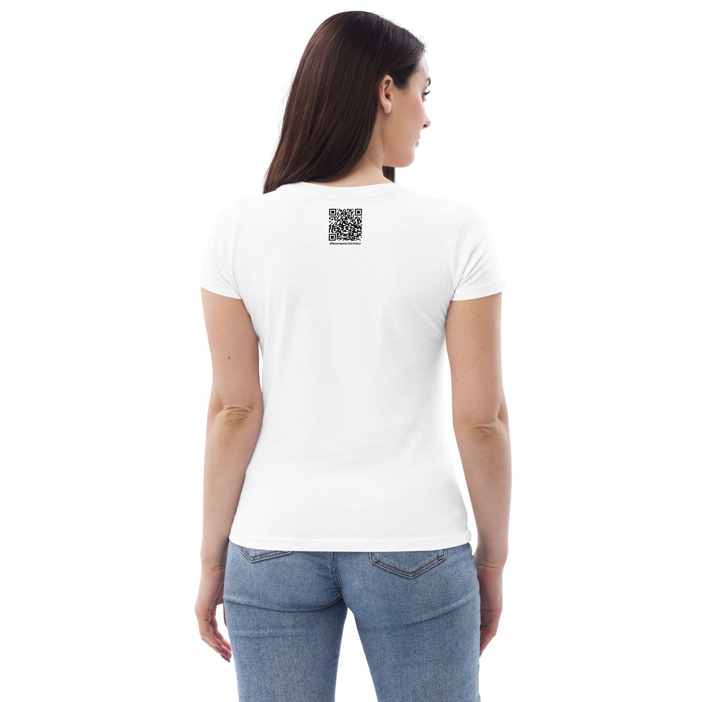 Sūdi Būs Women's fitted eco tee