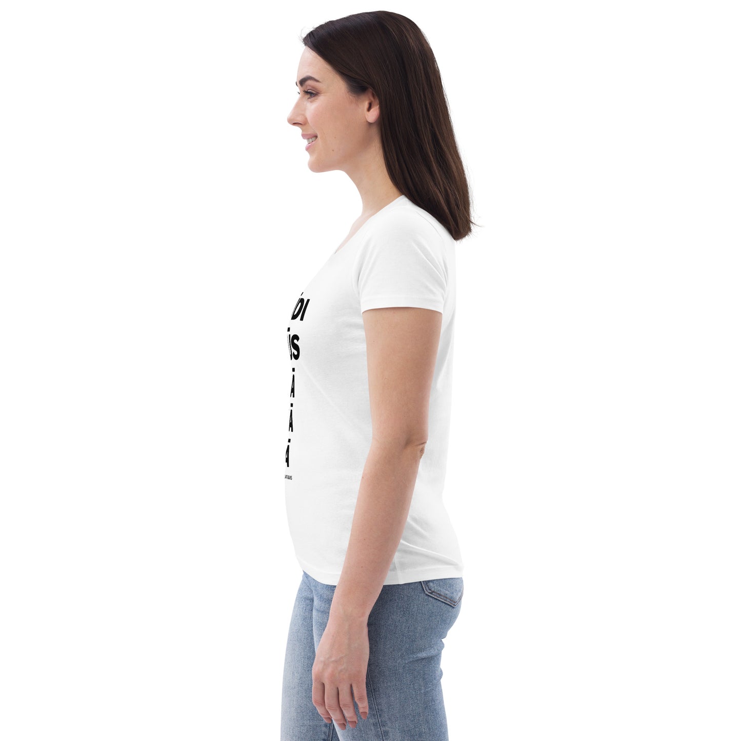 Sūdi Būs Women's fitted eco tee